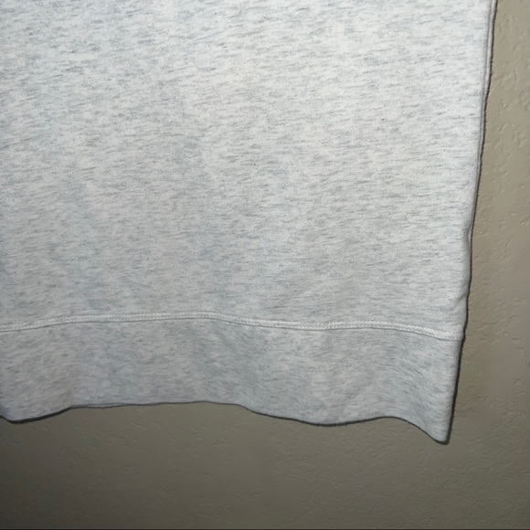 NWT Goodthreads Roll Sleeve Sweatshirt Dress Light Grey Womens Size Small S - Picture 9 of 12